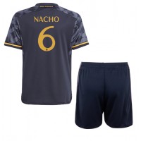 Real Madrid Nacho #6 Bortatröja Barn 2023-24 Kortärmad (+ Korta byxor)